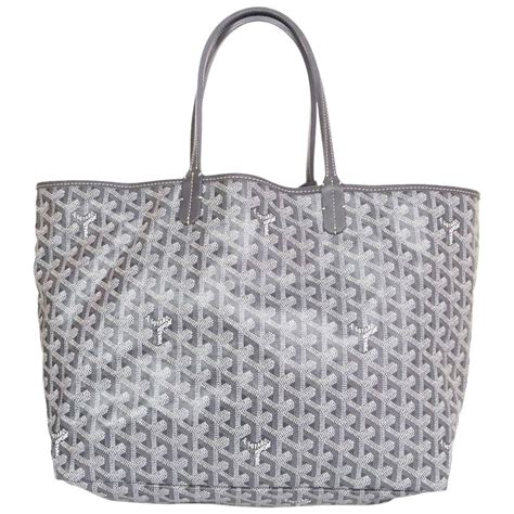 goyard st louis pm tote grey|goyard st louis gm size.